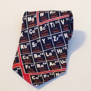 FUN RALPH Marlin & Co. The Periodic Table Neck Tie 1994 Novelty Tie